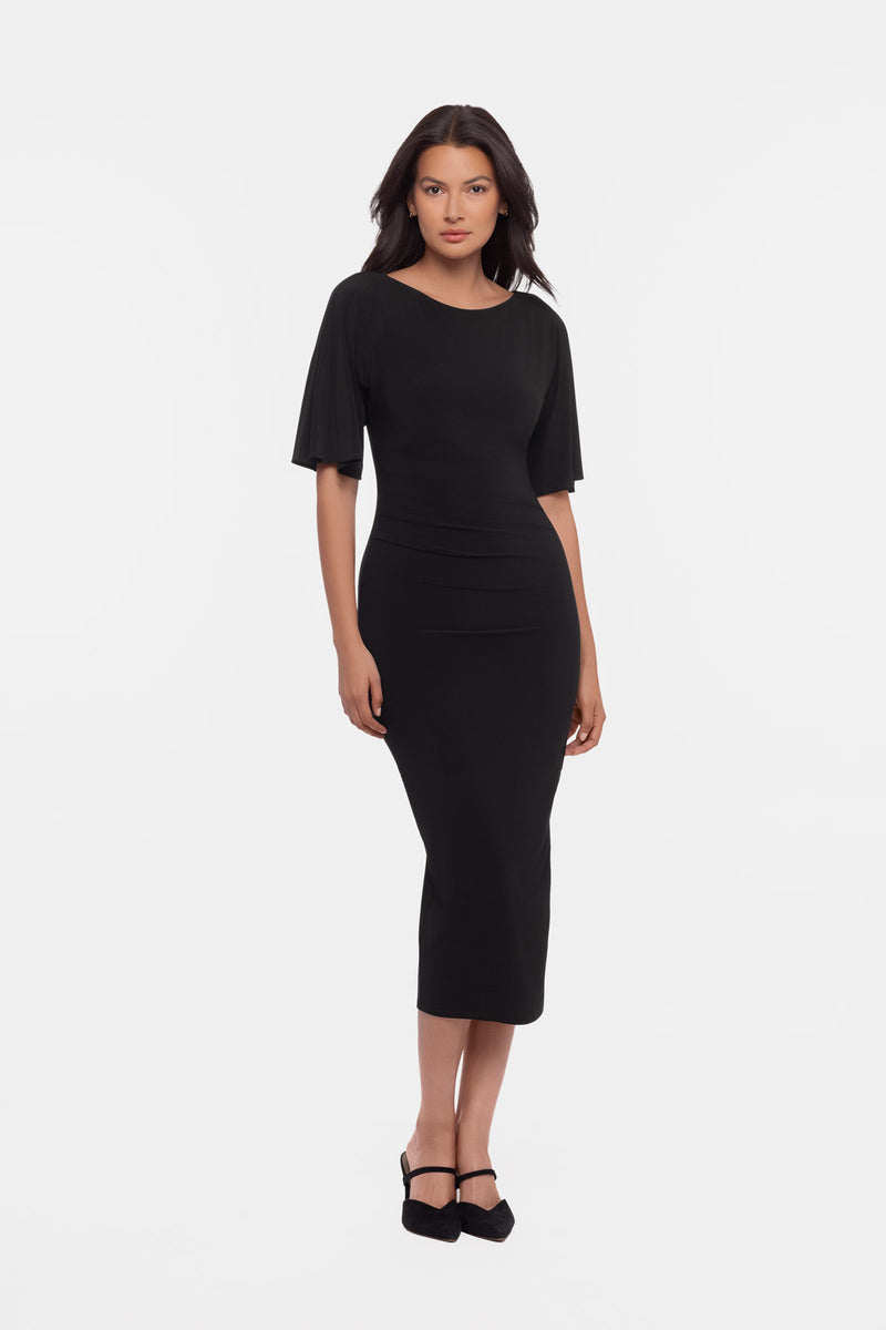 Body by Miraclesuit Women's Iris Shaping Dress in Black, Size XL