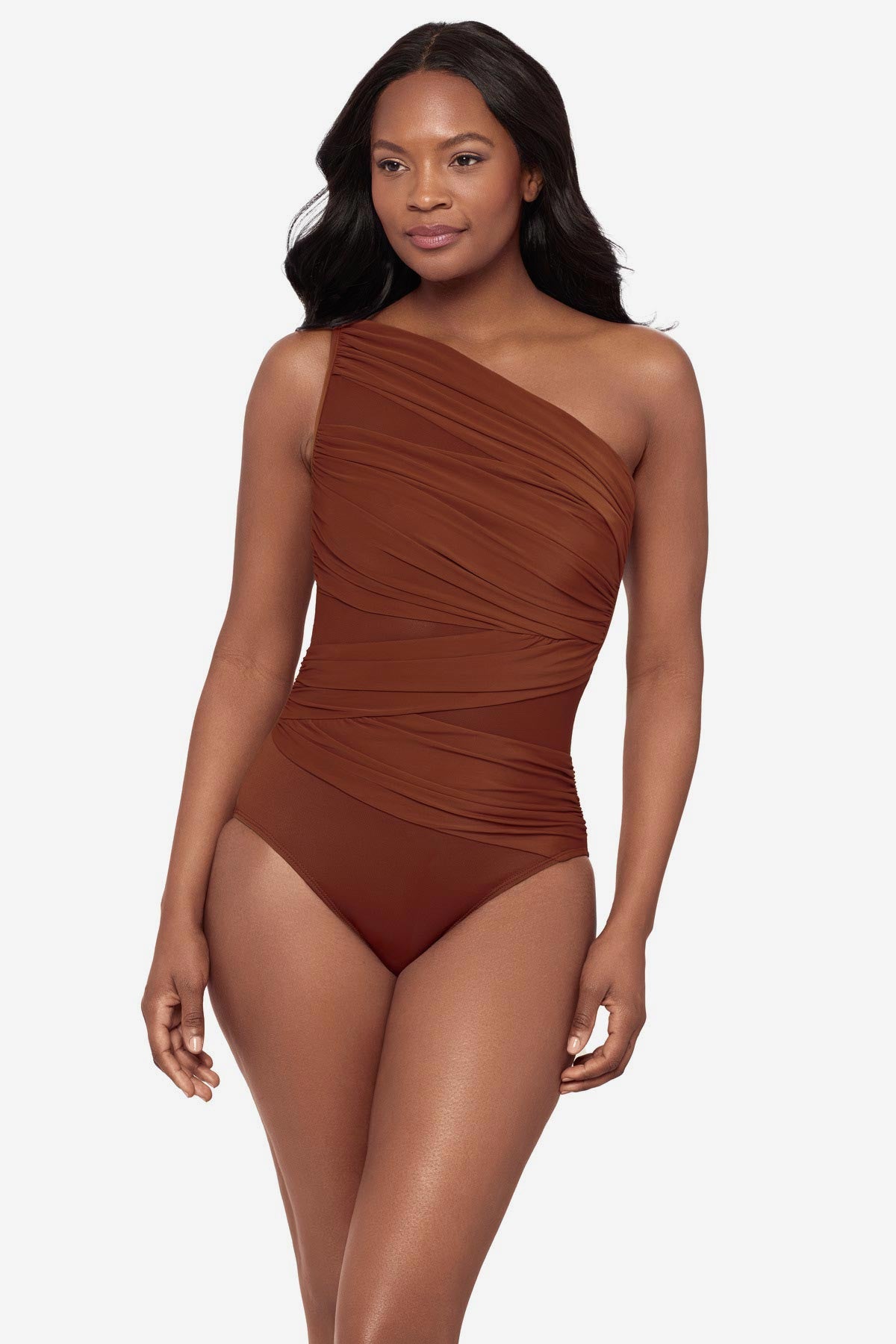 Miraclesuit Illusionists Crossover One Piece Swimsuit