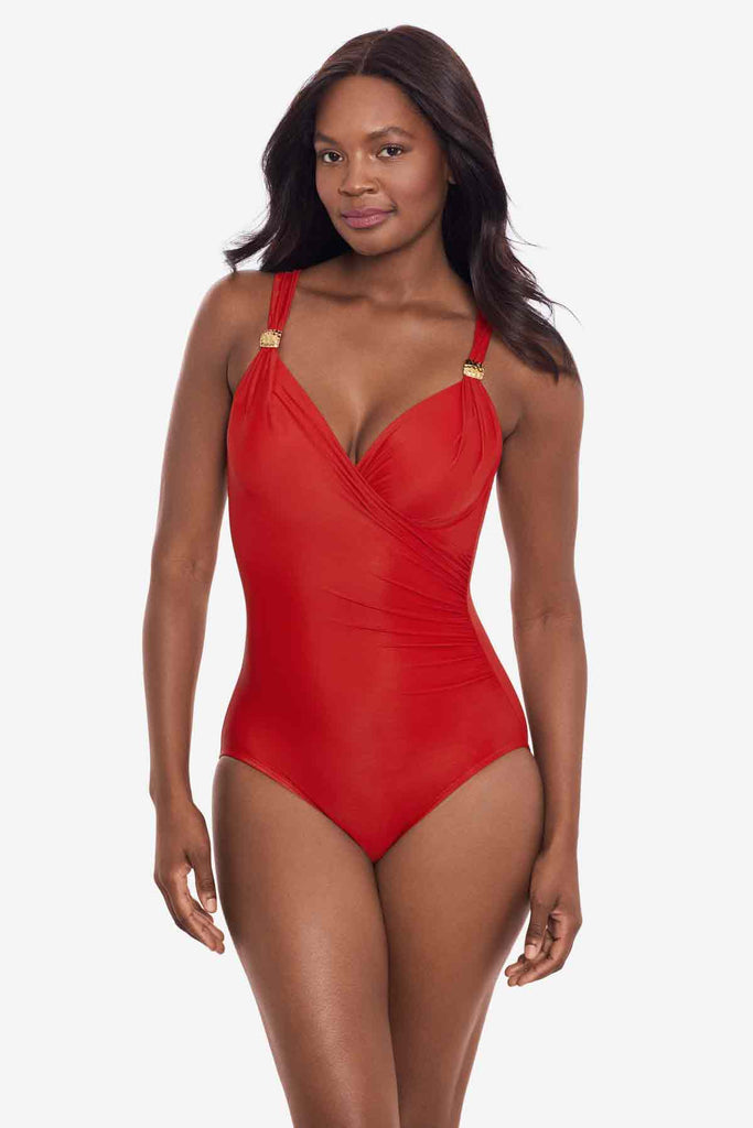 Underwire Tankini Top Lands' End Square Neck Swimsuit Deep Sea 8P