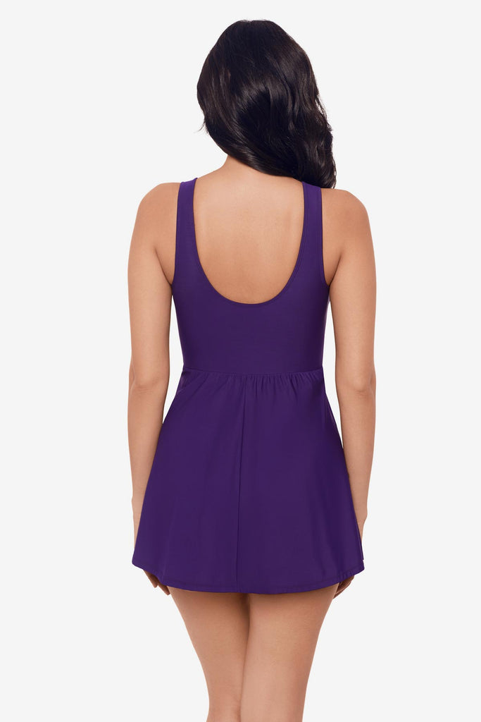 Miraclesuit Women's Must Have Marais Swim Dress - Midnight