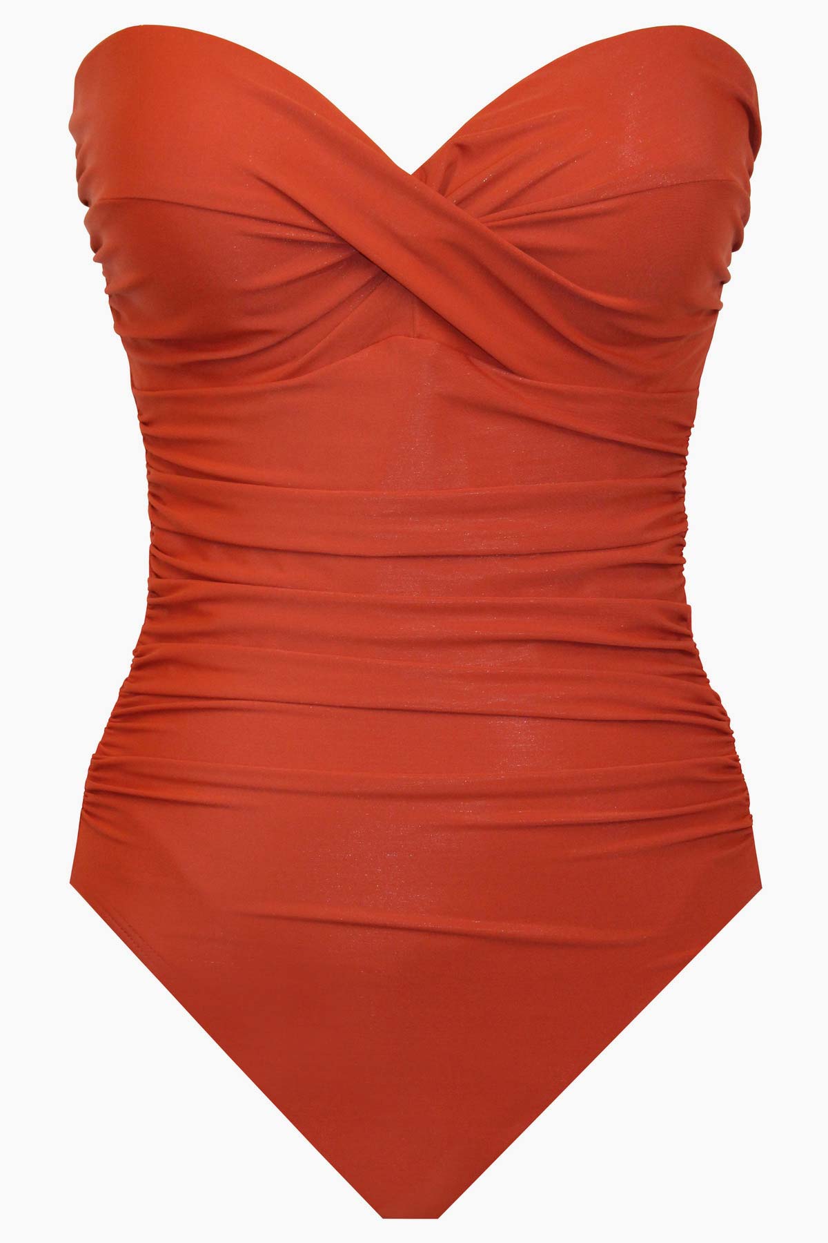 Miraclesuit Rock Solid Madrid Bandeau Swimsuit In Stock At UK Swimwear