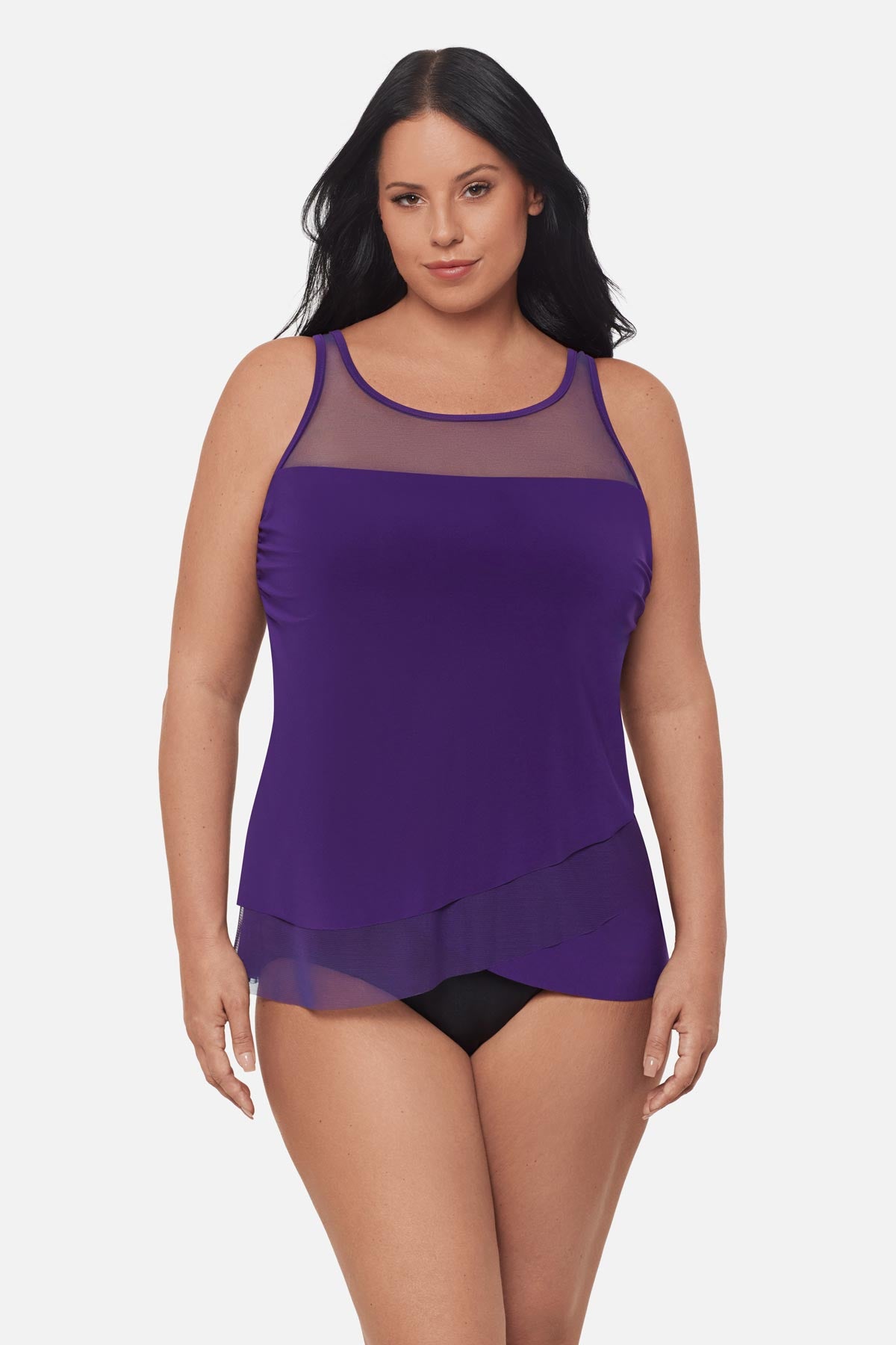 Plus Mirage Tankini Top