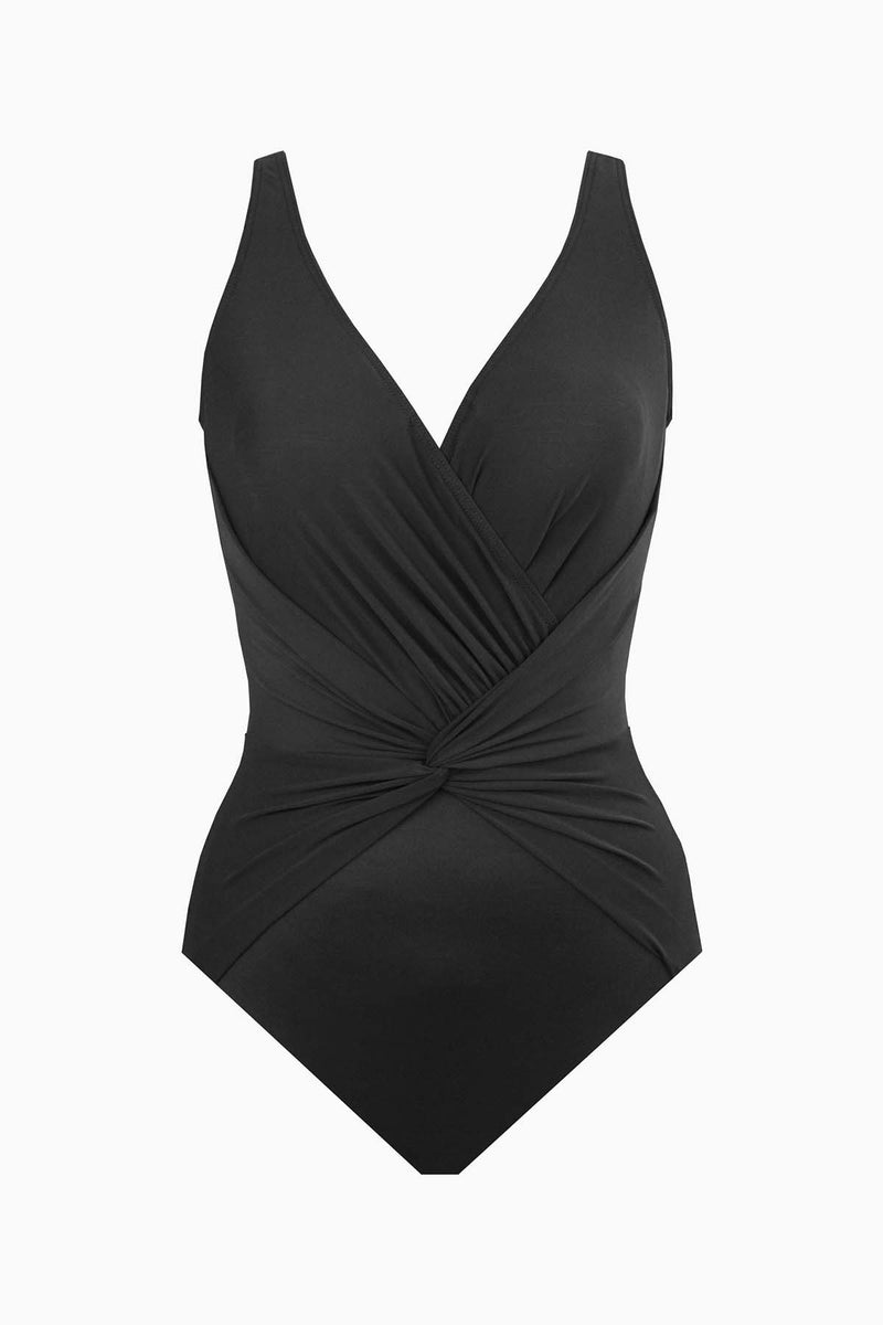 Miraclesuit Rock Solid Twister One Piece Swimsuit