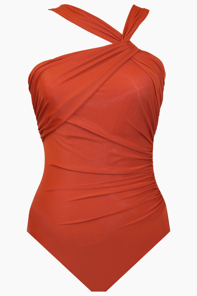 Miraclesuit Rock Solid Utopia One Piece Swimsuit in Red Miraclesuit Rock Solid Utopia One Piece Swimsuit in Red