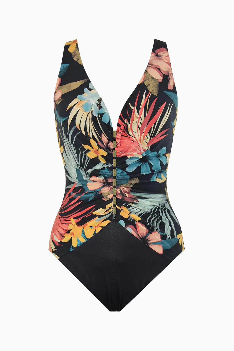 Miraclesuit Plumeria Charmer One Piece Swimsuit
