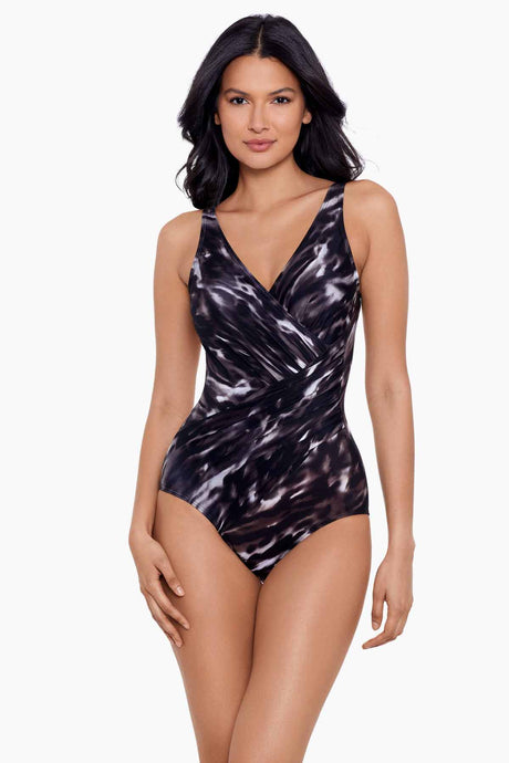 Miraclesuit - Paillette Oceanus One Piece Swimsuit