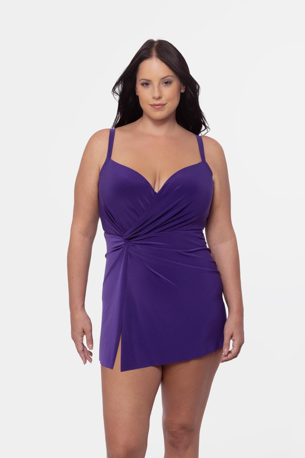 swim dress plus size Miraclesuit Adora it offers control and Color:Pink as Pics Strapless WE251121 56161 Candy Pink Dress