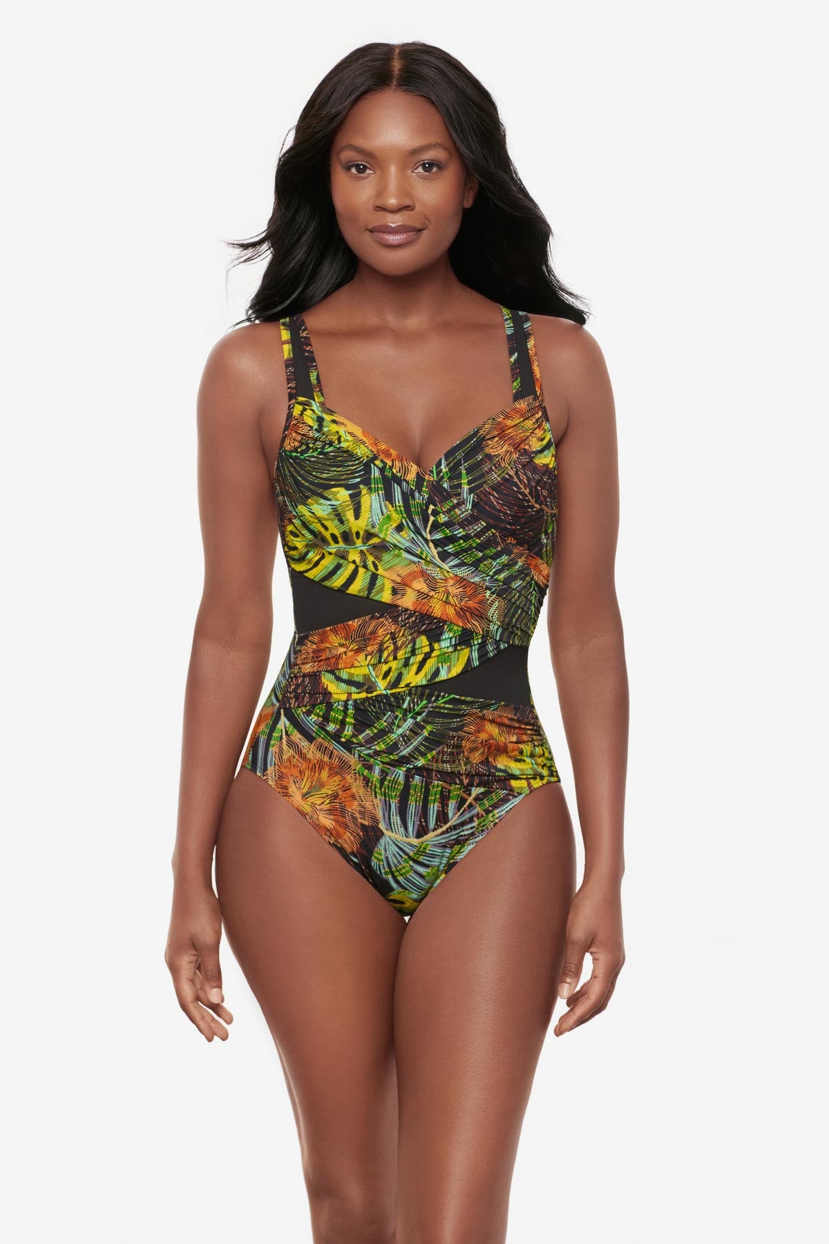 AMERI フリル　水着 swimwear 6566265_SunsetIslet_Madero_BLM
