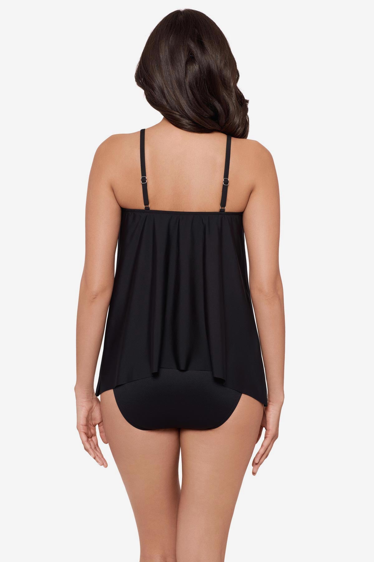 Miraclesuit Peephole Tankini Top in Ombra Fiore