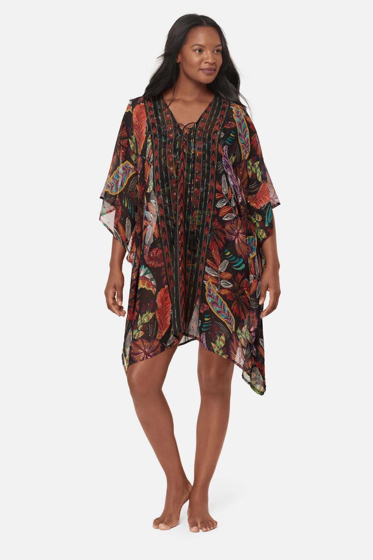 caftan dress beach cover up Teal Blue Kaftan Maxi | Plus Size Cover Up
