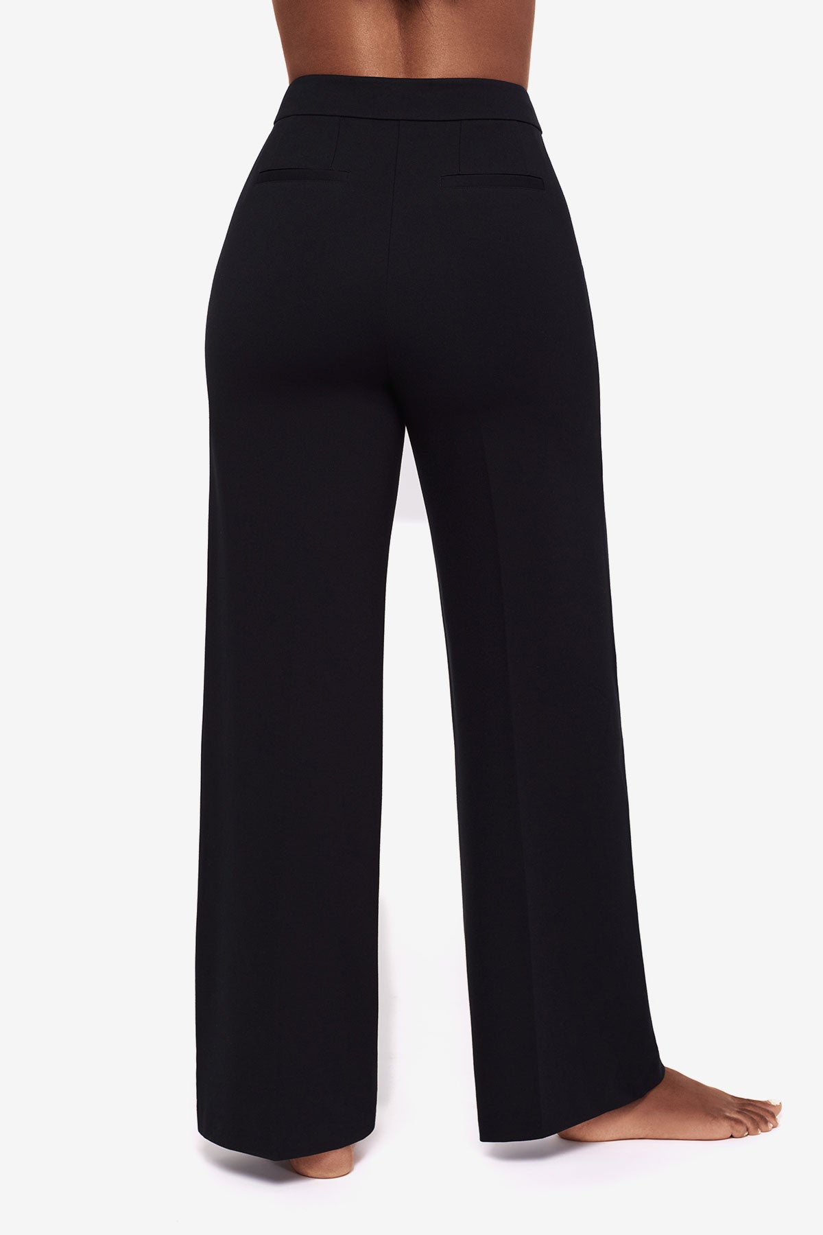 Body by Miraclesuit Women's Mirasculpt Wide Leg Pant in Black, Size Large Body by Miraclesuit Women's Mirasculpt Wide Leg Pant in Black, Size Large