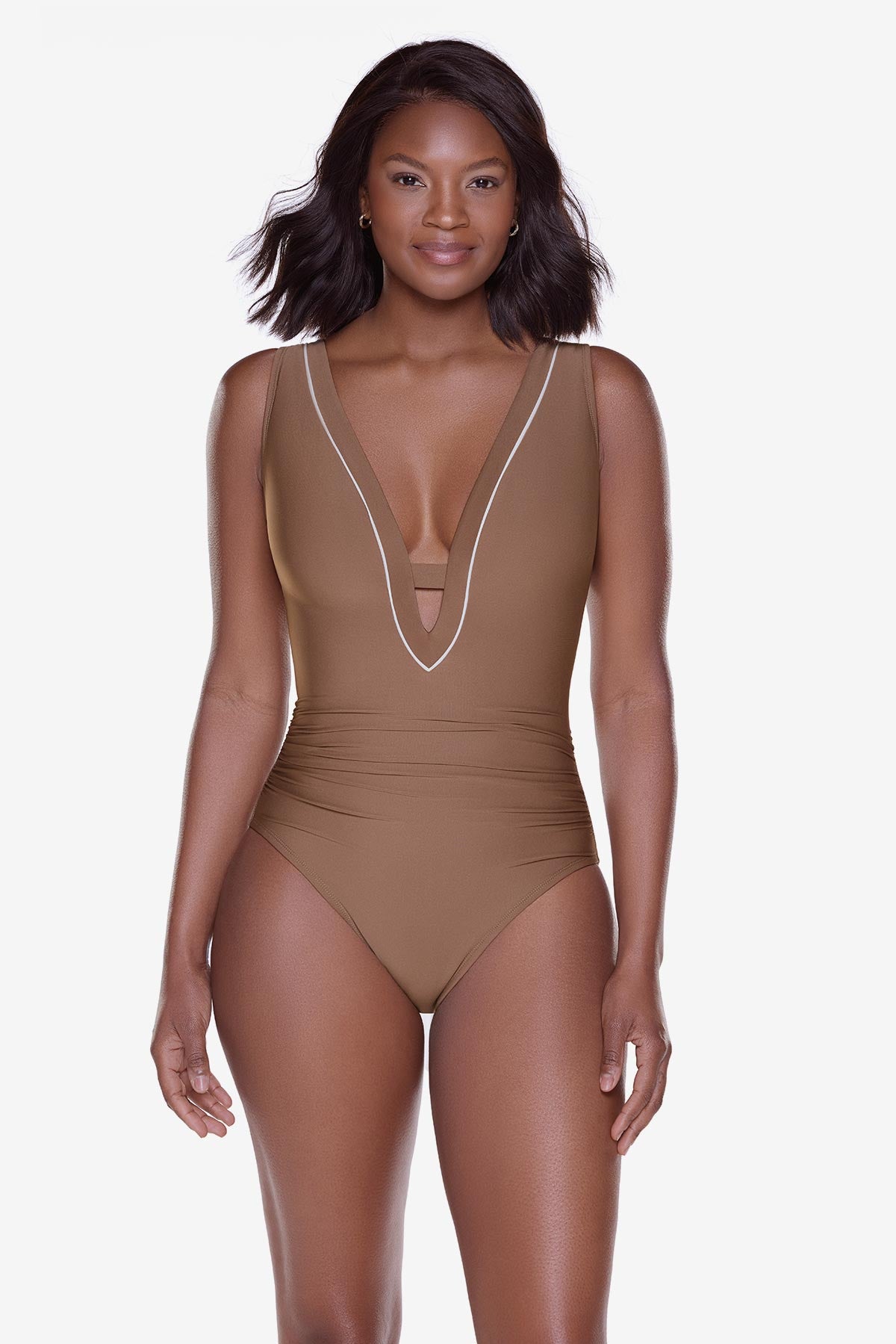 Vim One Piece in Flax – Miraclesuit
