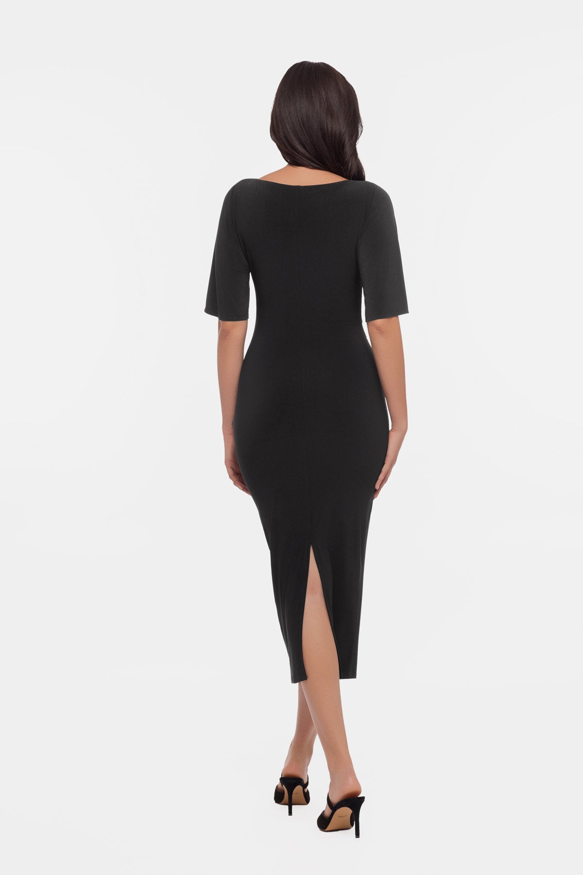 Body by Miraclesuit Women's Iris Shaping Dress in Black, Size XL