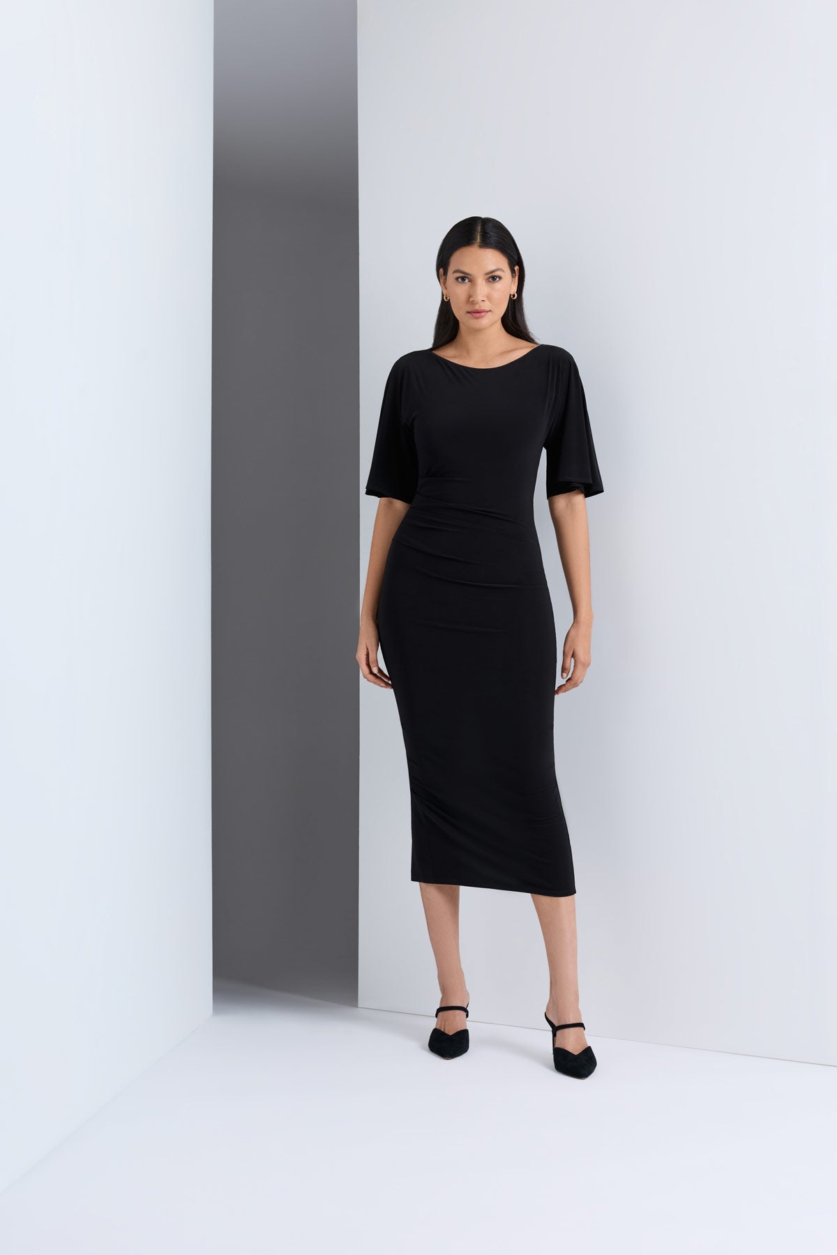 Body by Miraclesuit Women's Iris Shaping Dress in Black, Size XL