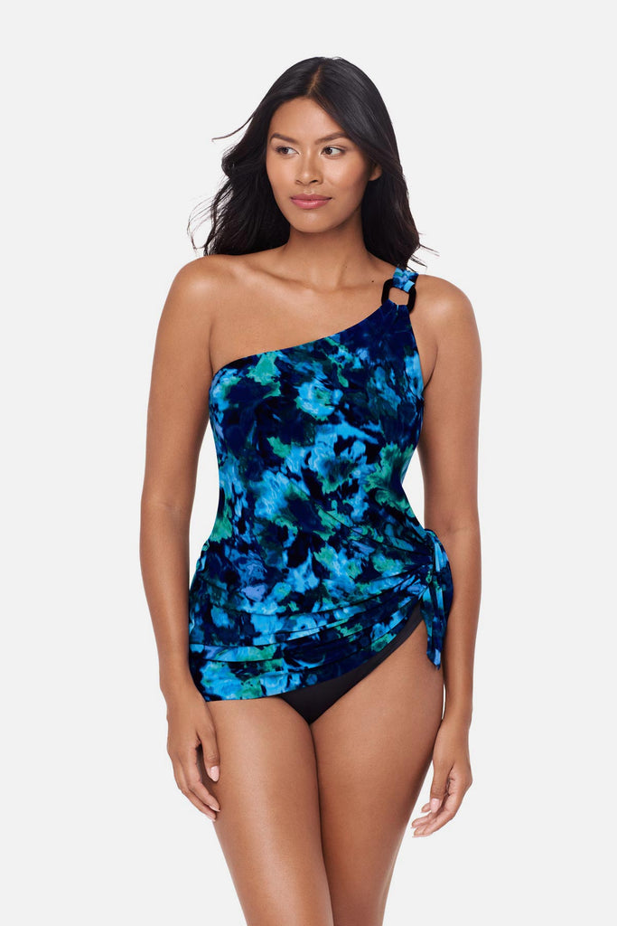 Magicsuit Women's Amal Swim Dress in Mashup in Blue/Multi, Size 6
