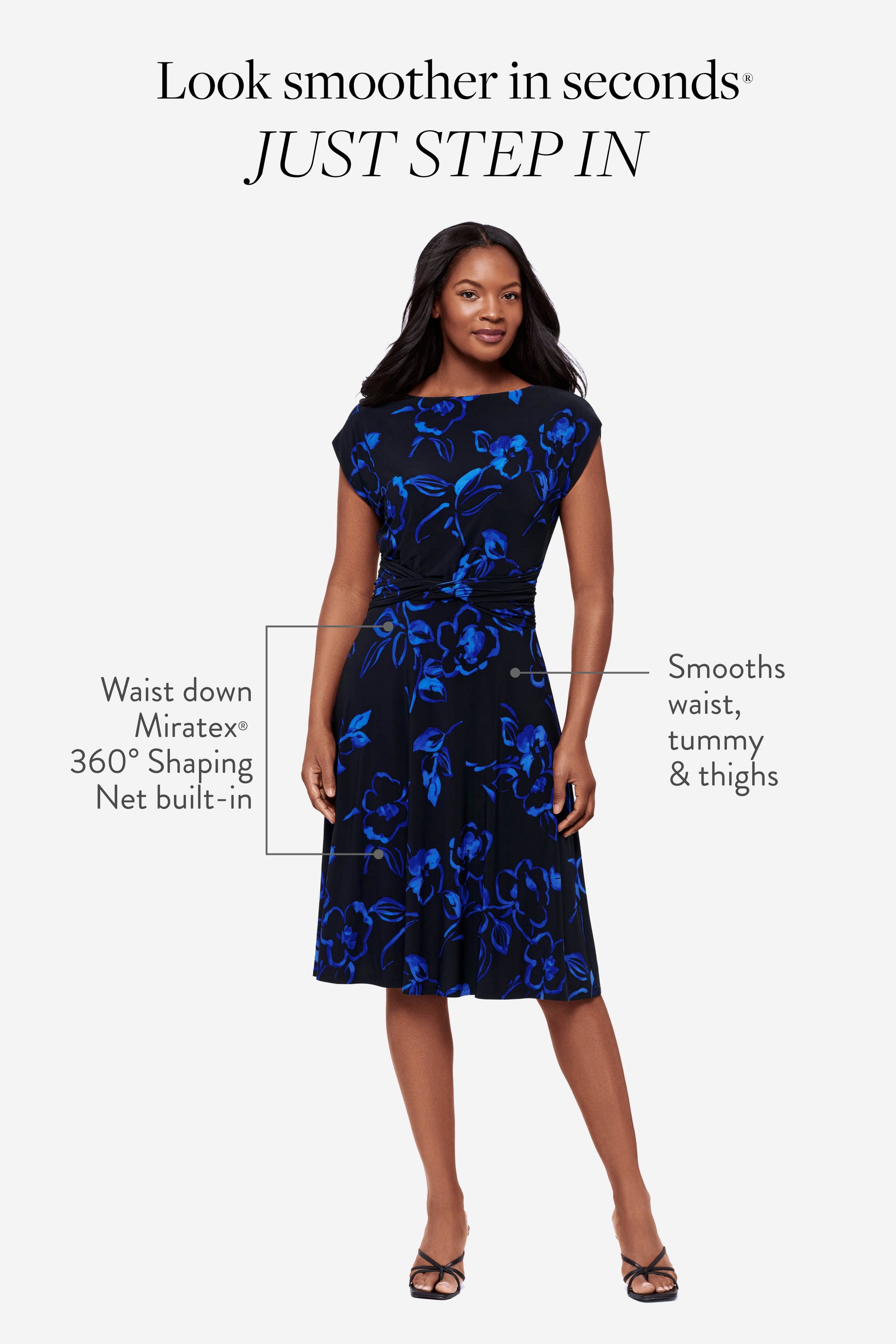 Body by Miraclesuit Auri Shaping Dress in Sketchbook