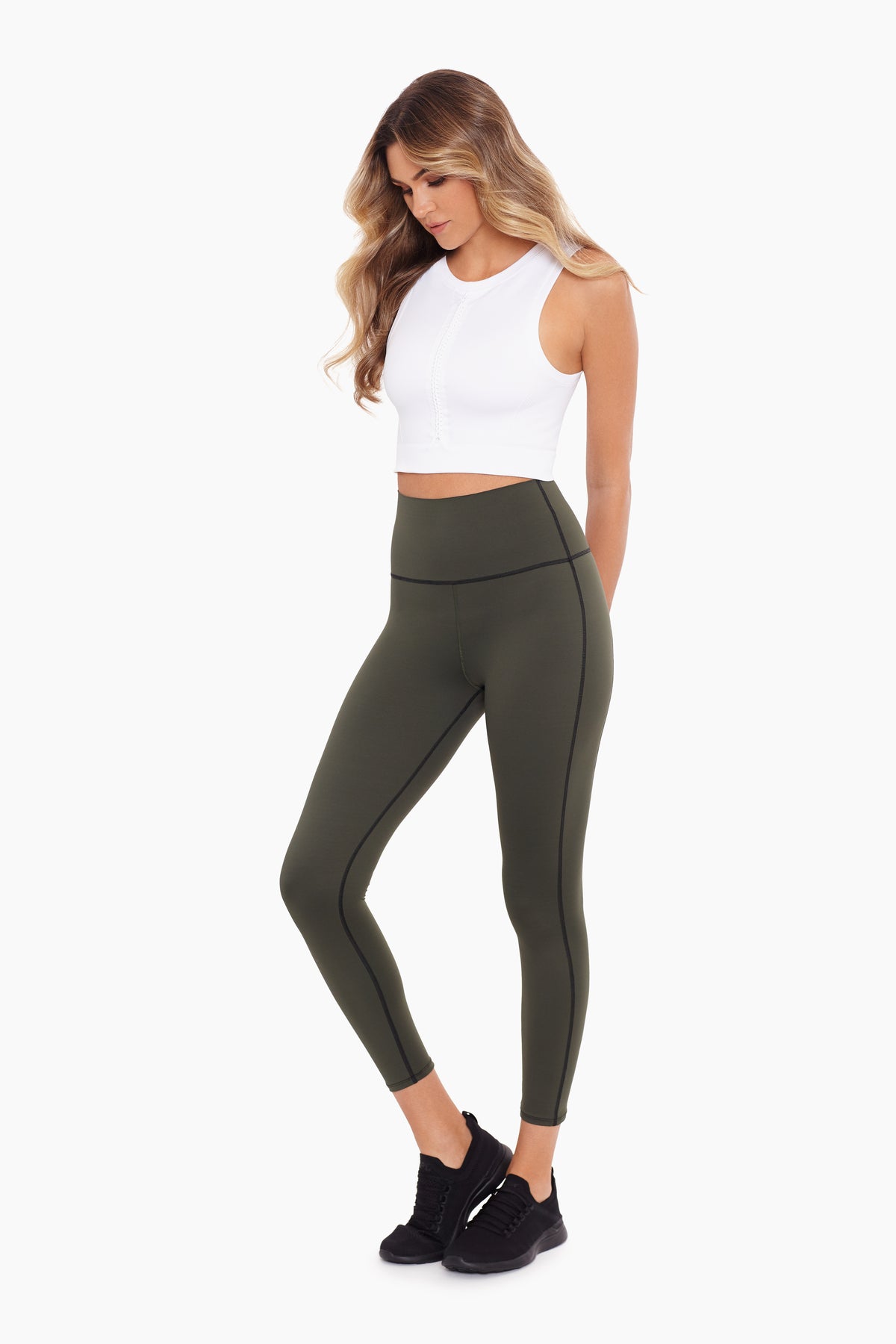 Tummy Control Performance Leggings Climbing Ivy