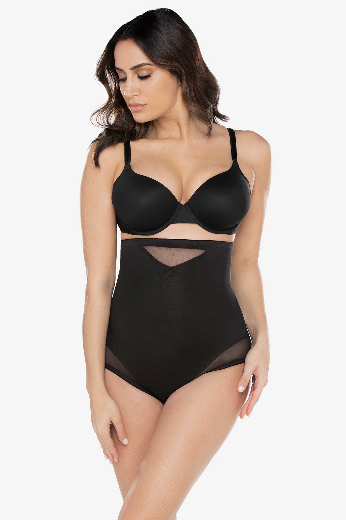 Sexy Sheer Shaping High Waist Brief