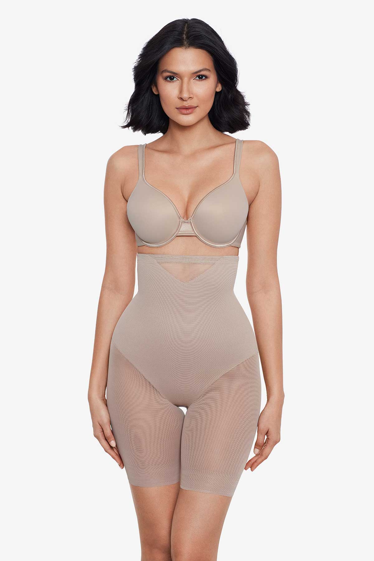 Extra Firm Sexy Sheer Shaping Hi-Waist Thigh Slimmer