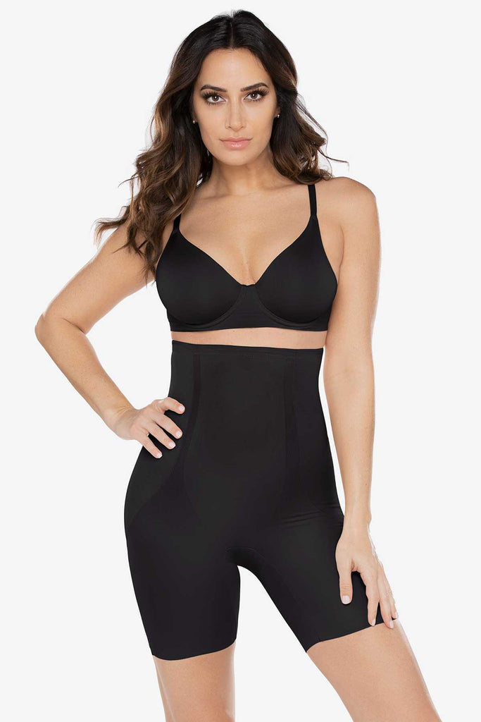 Woman in a miracle suit high waist shapewear.