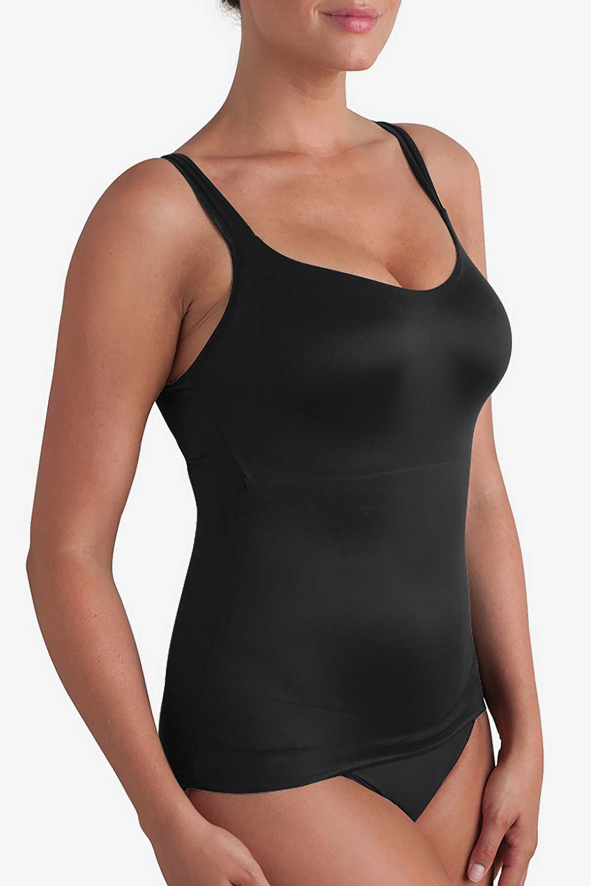 Buy Black Firm Tummy Control Wear Your Own Bra Slip from Next Hungary