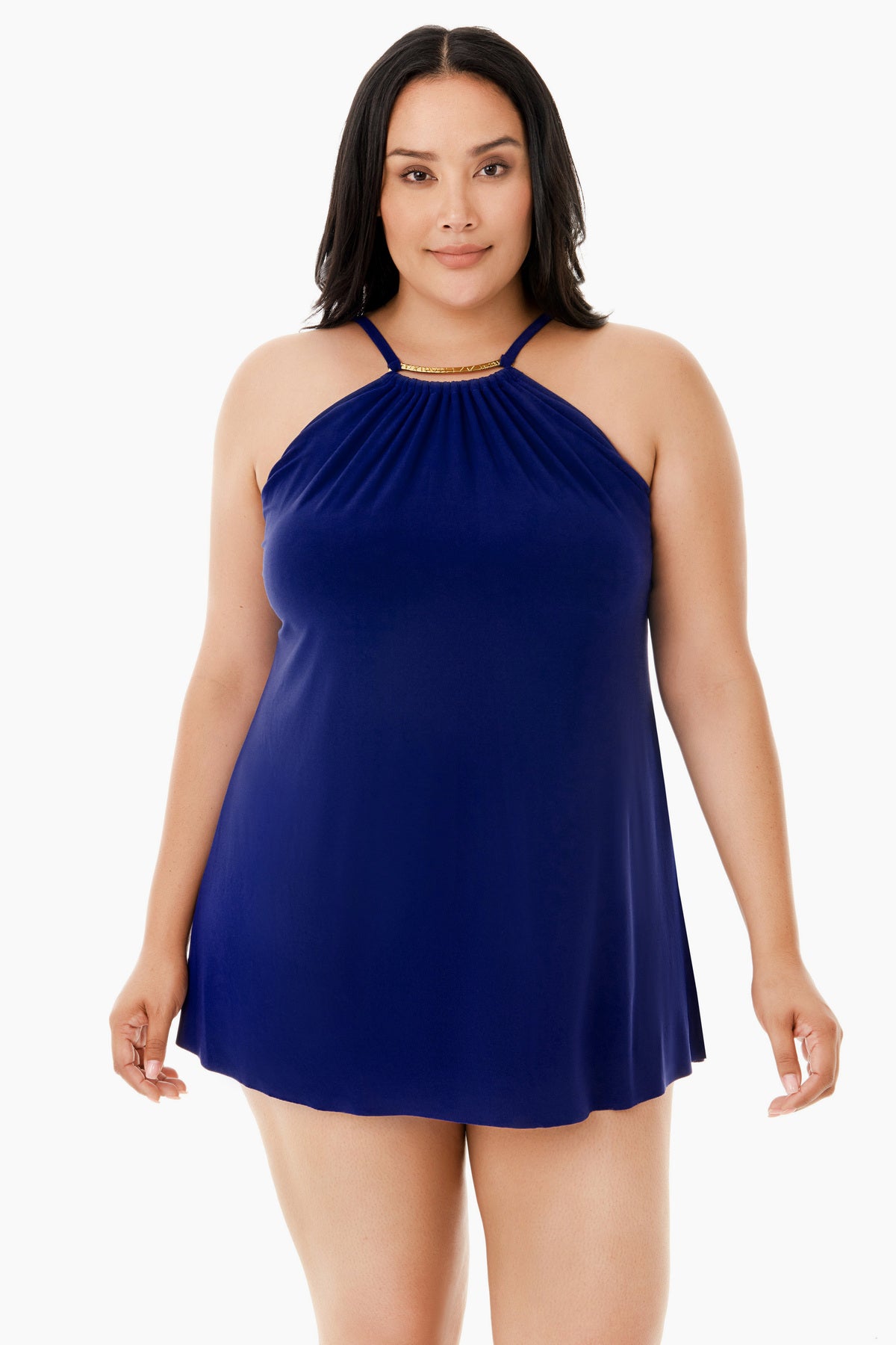 plus size halter top swim dress Magicsuit Women's Parker Swimdress - Black