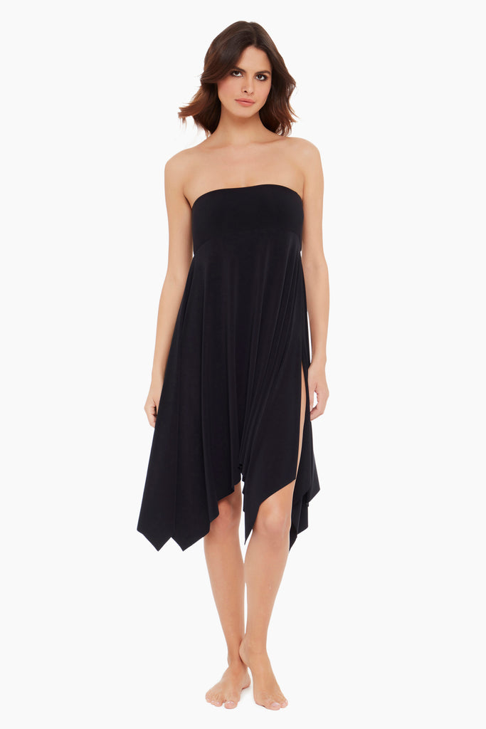 Magicsuit Women's Draped Cover-Up Dress - Black - Size L Magicsuit Women's Draped Cover-Up Dress - Black - Size L