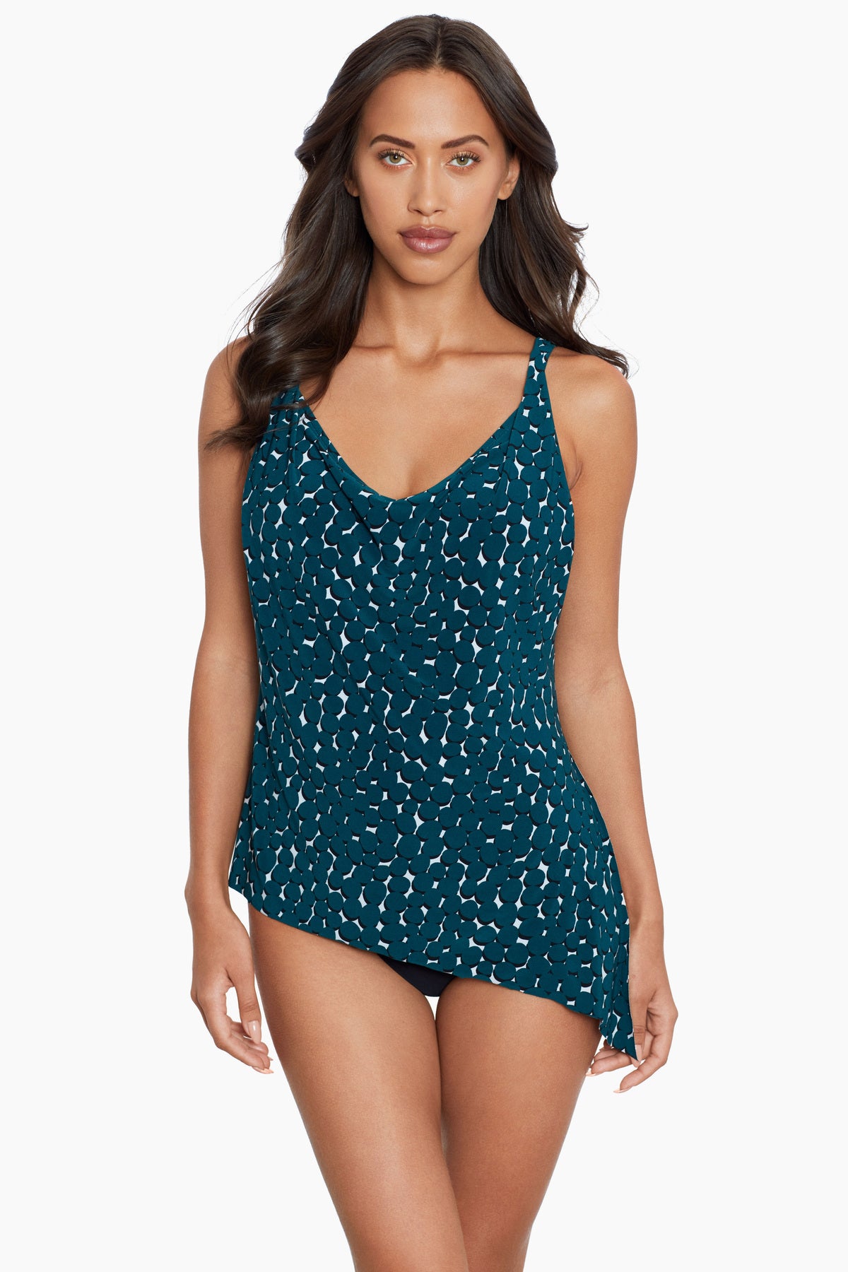Winnie Tankini Top Shadow Dot