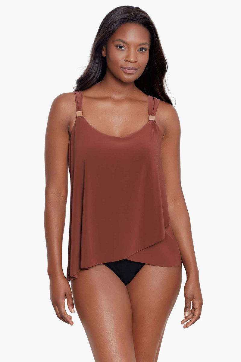 Dazzle Tankini Top in Perissa