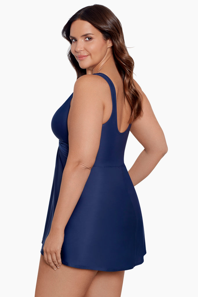 Miraclesuit Plus Size Must Haves Marais One Piece Swim Dress