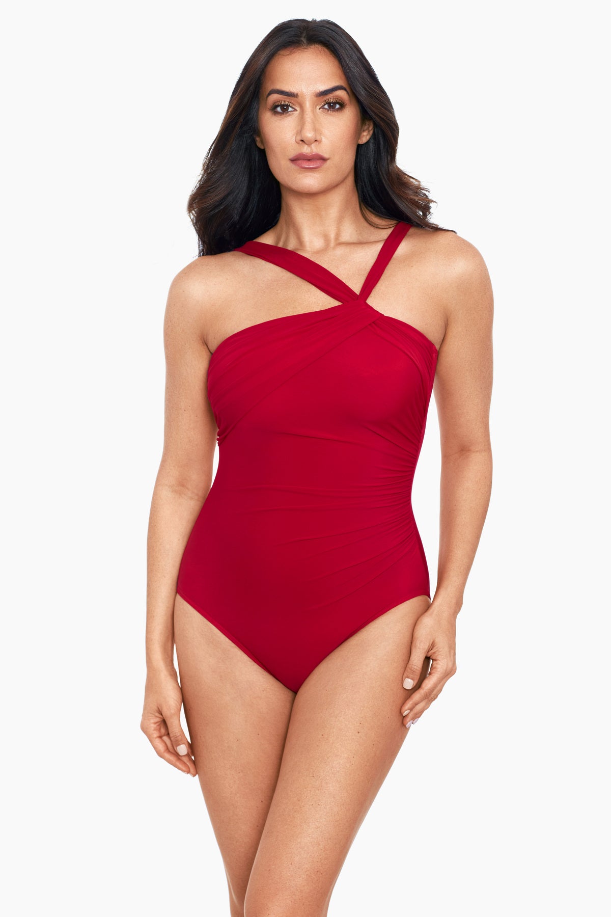 Cut Out Underwire One Piece Swimsuit